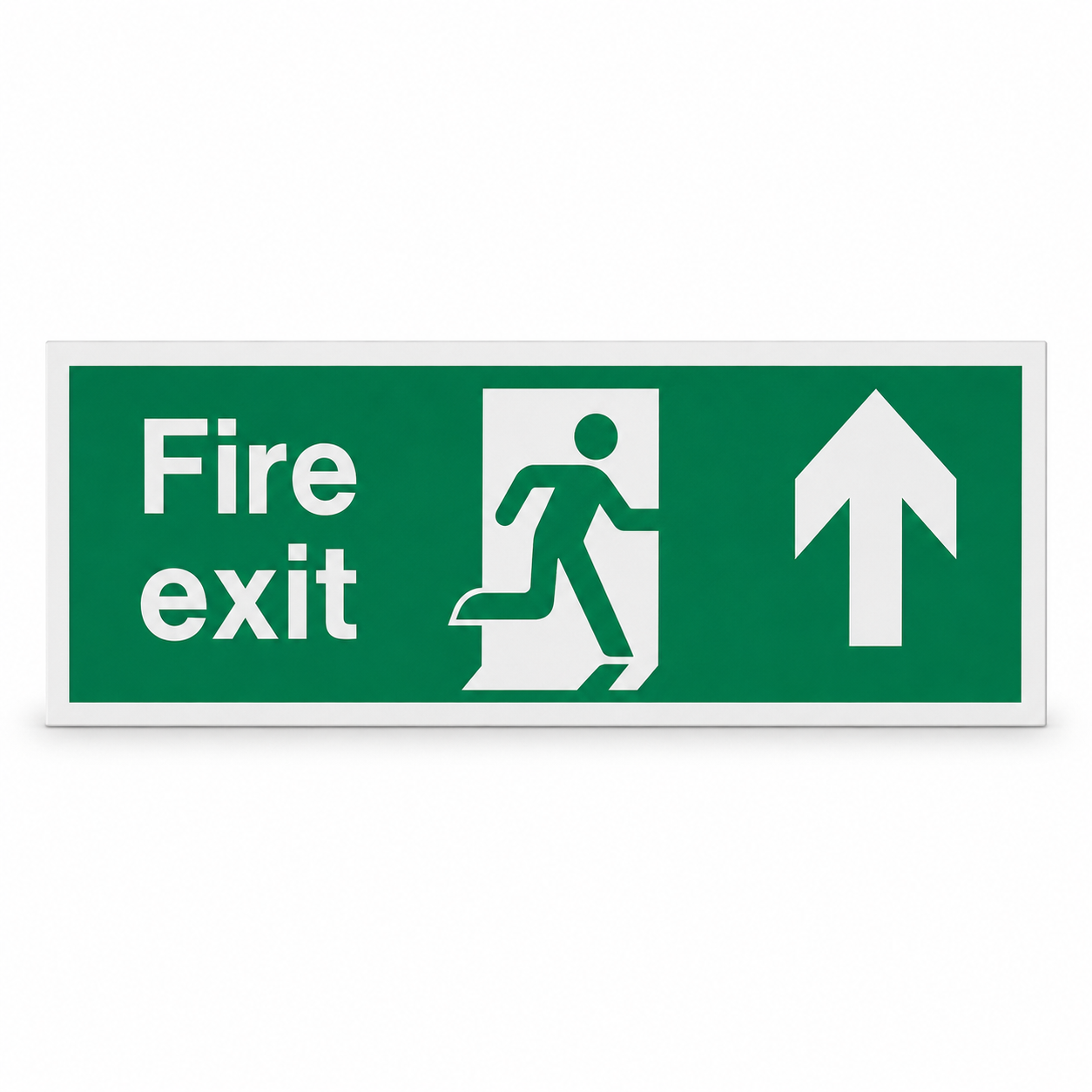 Fire Exit Up Arrow Sign