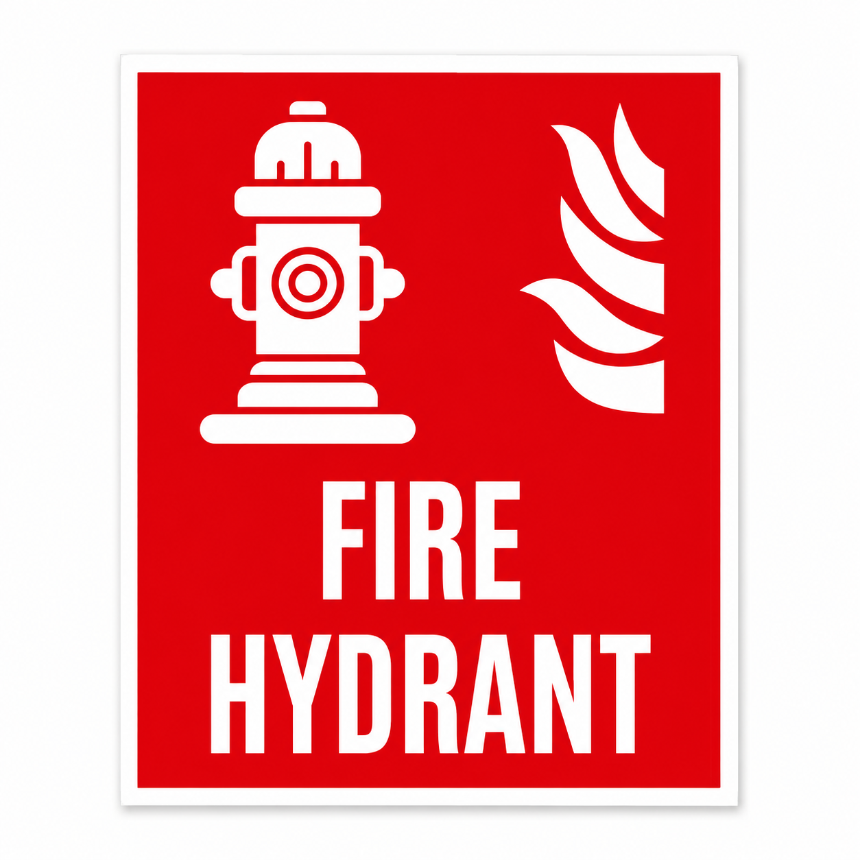 Fire Hydrant Sign